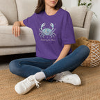 Moonlit Crab Illustration T-Shirt