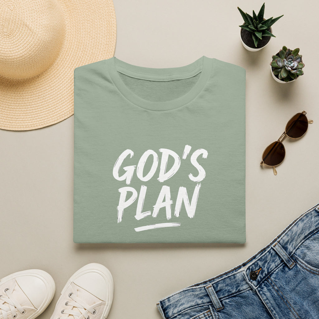 God's Plan Word Art T-Shirt