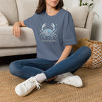 Moonlit Crab Illustration T-Shirt