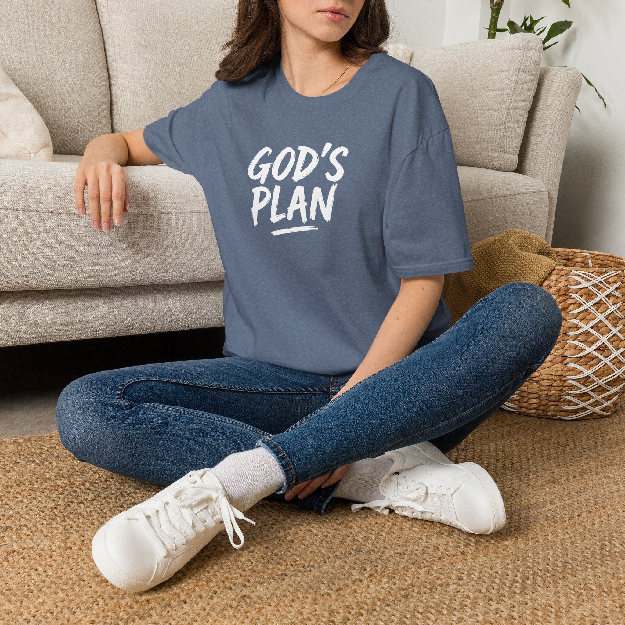 God's Plan Word Art T-Shirt